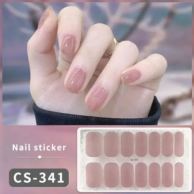 DIY Gel Nail Stickers