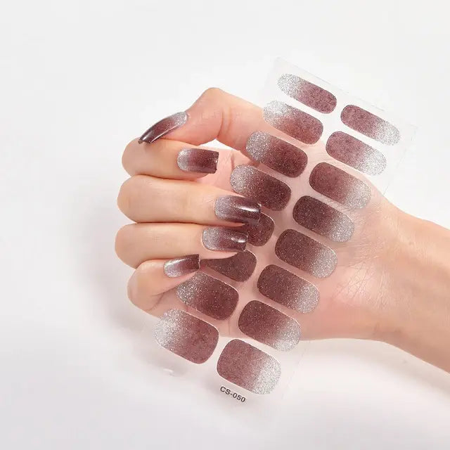 DIY Gel Nail Stickers